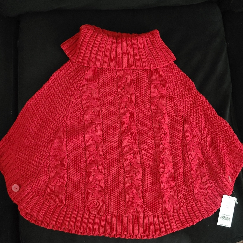Carters kids Red Cape size 7